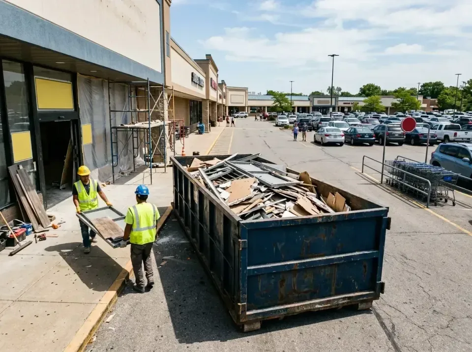 retail-store-renovation-debris-003 — frequently asked questions, Roll-off Dumpster Rentals in West End-Cobb Town, AL